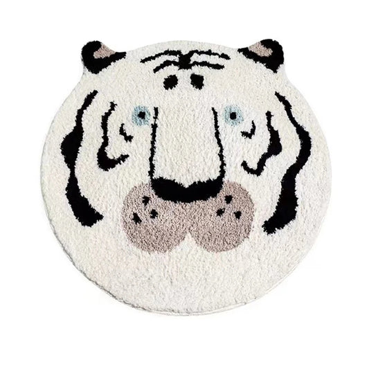 White Tiger Rug Latch Hook Kit